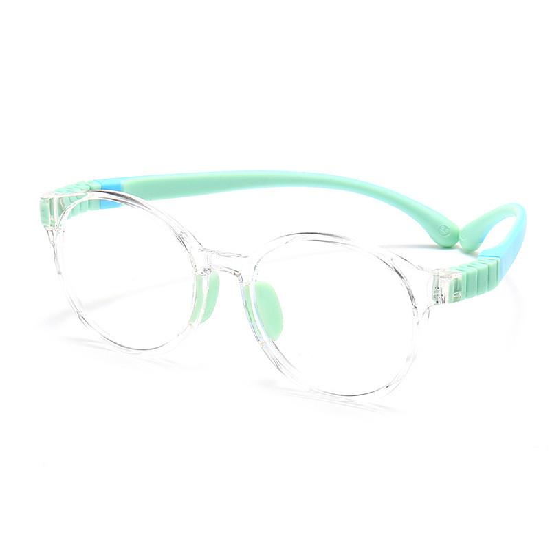 Kids Antiblue Light Glasses With Frame And Clear Uv Protection For Home Use