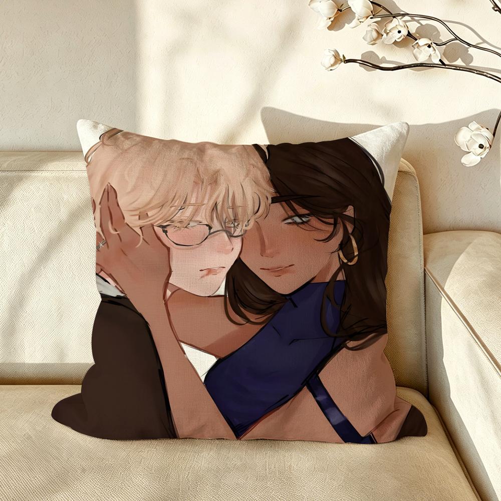 Anime AAlien SStage Luka Cushion Cover Pillow Case Antidustmite Pillowcase Silky Short Plush Sofa Cushion Cover hot