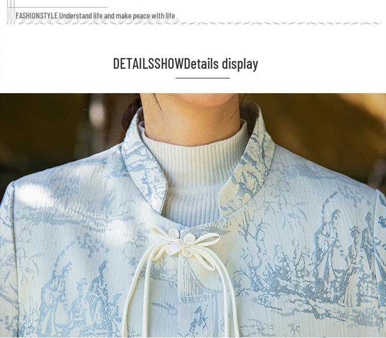2026 New Autumn Chinese-Style Jacket for Middle-Aged Women with Frog Button