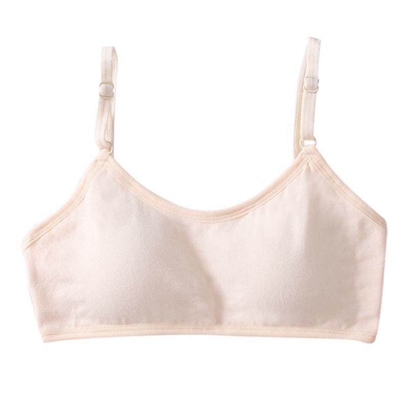 

Бюстгальтер для дівчаток. Дитячий щоденний бюстгальтер. Бюстгальтери для тренувань. М’який і зручний однотонний дитячий бюстгальтер