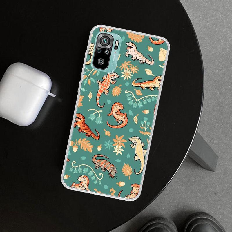 Lizards Geckos Phone Case Cover for Xiaomi Redmi Note 15 14 13 12 11 Pro Plus 14S 12S 11S 11T 11E 10S 10 Customized Fundas Redmi