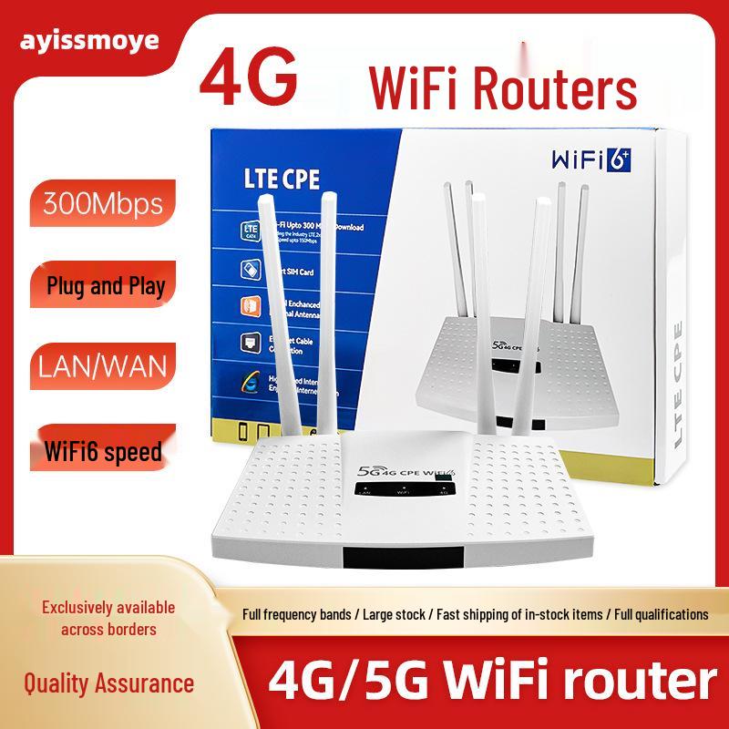 

Southeast Asia WiFi6 Home & Office 4G/5G CPE Router with SIM Card Support 1 білий