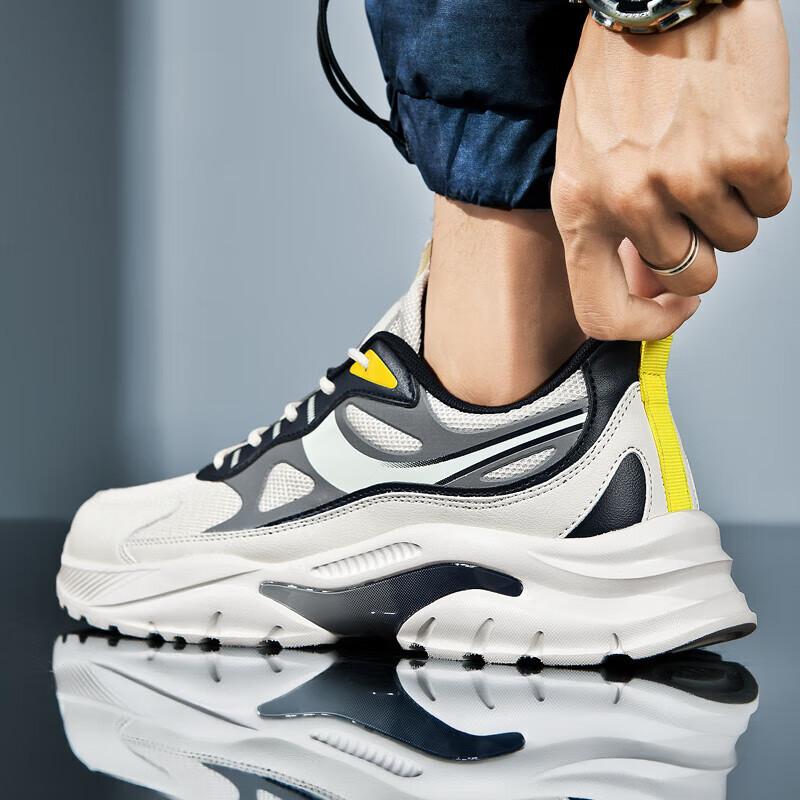 Sneakers Men's Summer Breathable Men's Shoes 2025 New Trendy Mesh Shoes Casual Lightweight Running Shoes Ultra Light Running Shoes