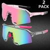 1/6PCS New Windscreen Riding Glasses Men Women Fashion Outdoor Sports Sunglasses Trendy UV Protection