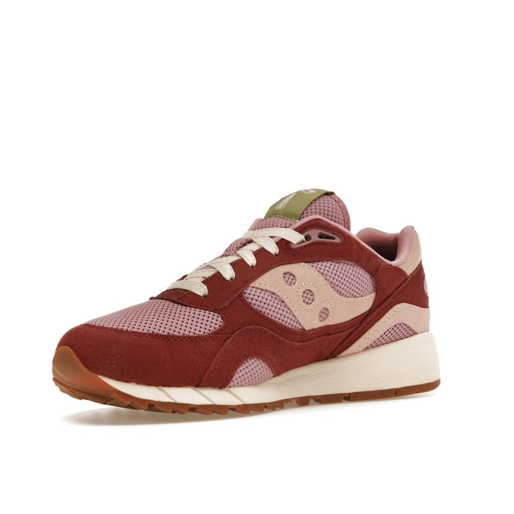 SAUCONY Shadow 6000 Mushroom Pack Unisex Sneakers Red Burgundy S70747-2