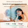 Retro USB Charging Mini Desktop Fan: Three-Speed, Strong Wind, Quiet Operation, Long Battery Life