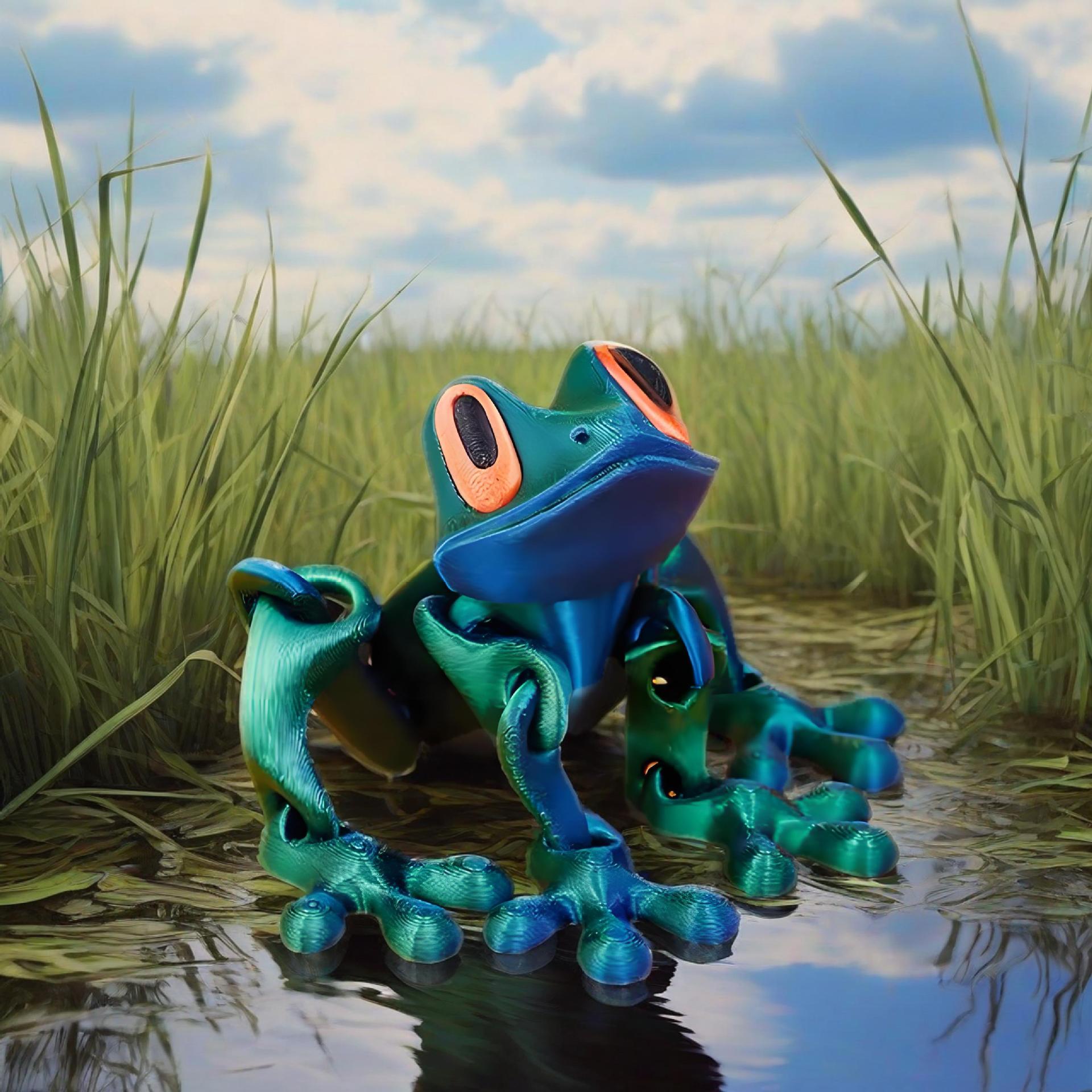 

Имитация 3D-лягушки Наклейка на холодильник Добавляет веселья на кухню Подходит для любителей животных и домашнего декора