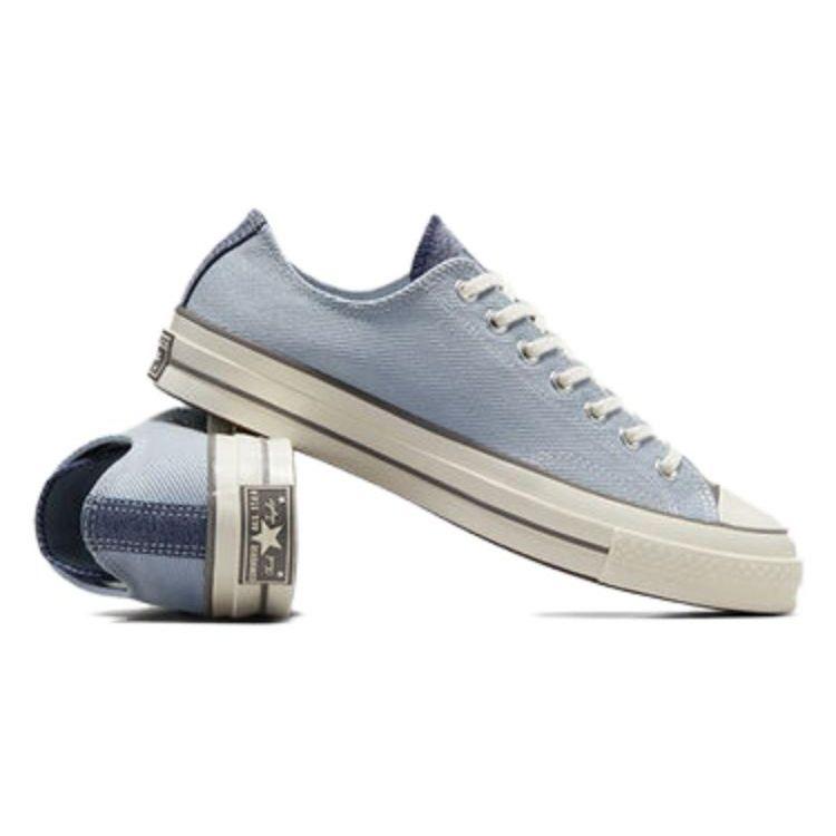 Converse Chuck 70 Plus Scarpe di Tela Unisex Sneaker Blu A04510C Durevoli Antiscivolo Confortevoli Quotidiane Basse