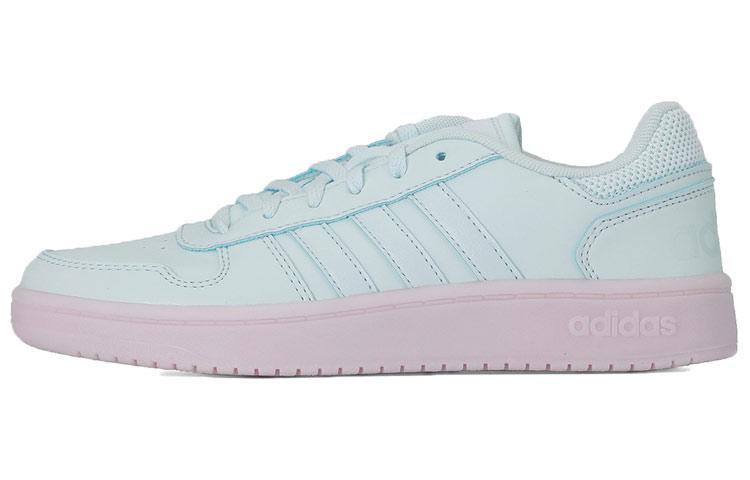 Adidas Hoops 2.0  White Light Blue  Women s FW9358 38