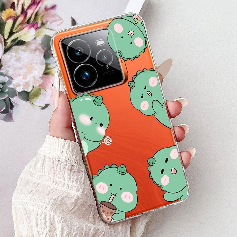 For Realme GT 7Pro Case Cover Clear Cute Cartoon Cat Fashion Cool Soft TPU Casing For Realme GT 7 Pro Phone Case RMX5010 RMX5011