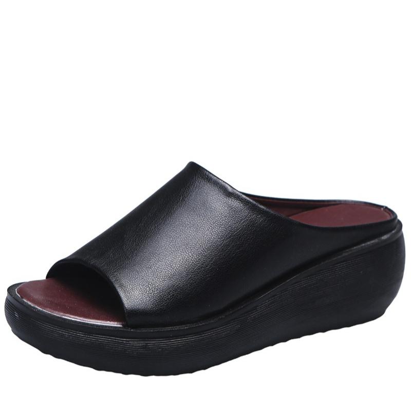 Fashion Flats Women's Platform Slippers 2025 New Woman Shoes Fashion Classical Sandals Summer Cozy Flip Flops Casual Walking Zapatillas