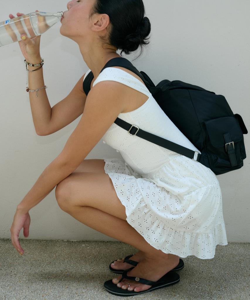 Lotsyou Nostalgia Big Backpack Black