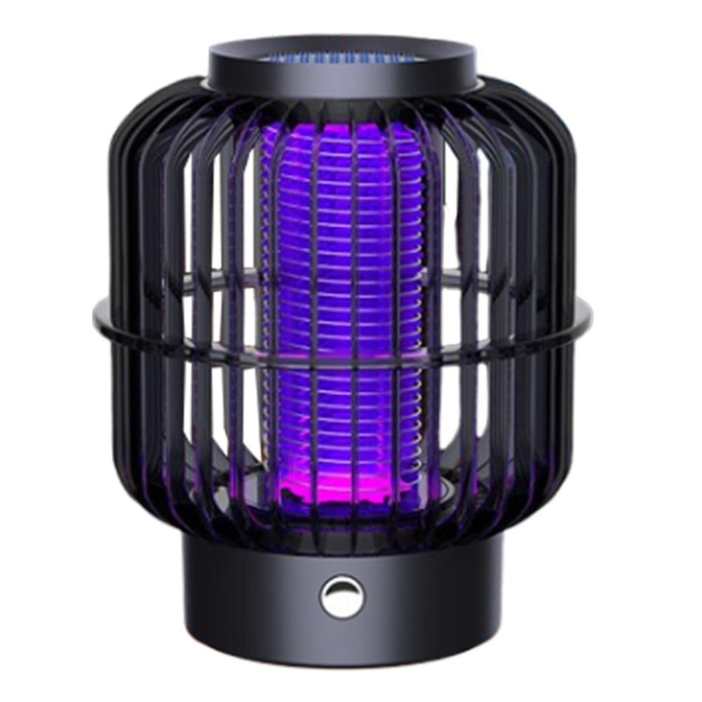 Mute Mosquito Lamp Safety Bug Zapper Trap Lamp Solar Power Mosquito Killer  Emergency