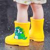 Unisex Toddler Waterproof Cartoon Rain Boots for Kids - Rubber, Short, Outdoor
