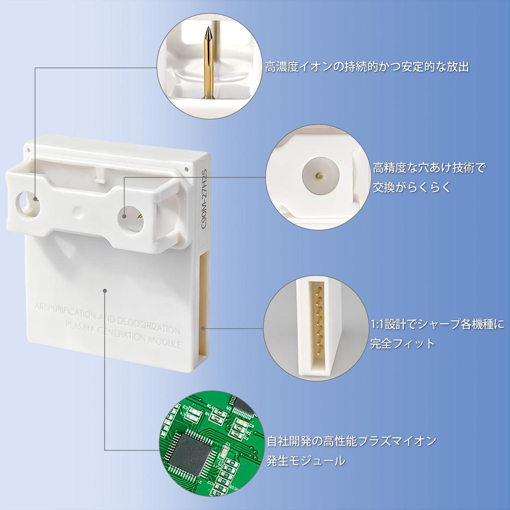 JOYES Plasma Ion Generating Unit Same Performance As the Original Compatible with Sharp KI Series IG Series Ion FP Series Air CV Series Clothes and HV