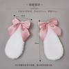 Handmade Rabbit Ear Hair Clip With Bow Lolita Style Sweet Cartoon Accessory Girls Teens