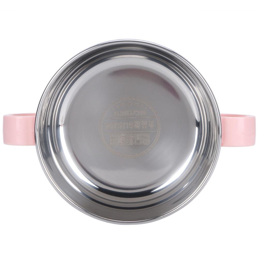 304 Rustless Steel Cartoon Bowl Cartoon Feeding Bowl Easy to Clean Dinner Bowl  Snack Serving