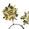 Festliches Fünfzackiger-Stern-Stirnband – Buntes Gold & Silber für Weihnachts- & Neujahrsfeiern