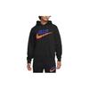 Nike Pullover Hoodie with Logo and Letter Embroidery Men Tops Black FN3104-010