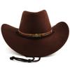 Direct Supply of Retro Literary and Artistic Style, European, American and Western Cowboy Hats, Imitation Suede Hats, Outdoor Casual Sun Hats