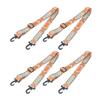 4pcs Ski and Snowboard Boot Carrier Strap Adjustable Thickened Nylon Ice Skates Shoulder Sling Blue Yellow 90cm
