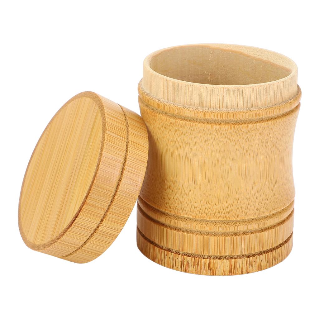 Portable Lightweight Bamboo Tea Jar Storage Holder Container Box