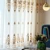 Perdele Transparente Brodate cu Dantelă Franceză Elegantă Cort Paravan Fereastră Broderie Europeană Atmosferă Opacă Balcon High-end Dormitor Paravan Cortină