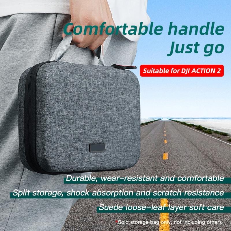 Storage Handbag Travel Carrying for Case Pouch Hard EVA for  Shock-proof Bag for  Action 2 Sports Camera Accessorie