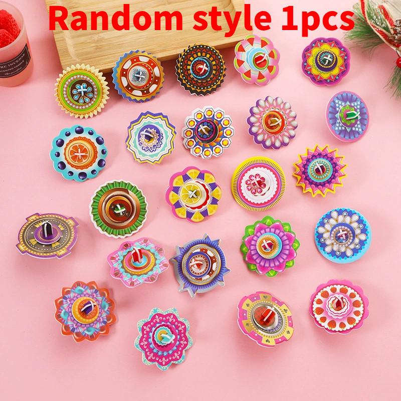 Children Diy 3d Puzzle Paper Gyroscope Art Craft Toy Gift For Kids School