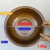 Pure Copper Handmade Thickened Brass Basin Old Copper Basin Carbon Furnace Wash Basin Chinese Wedding Washbasin Carbon Brazier