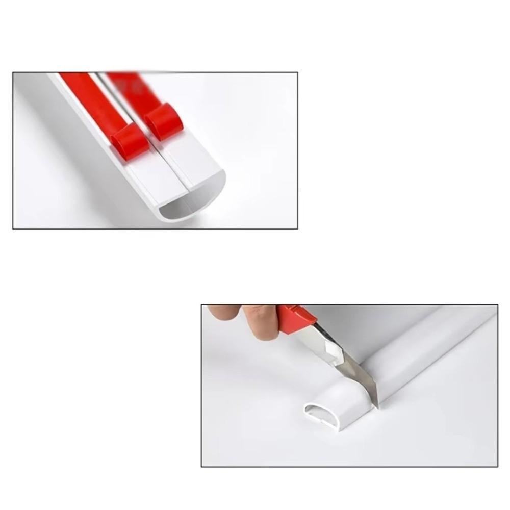 1/2/3/5meter Soft PVC Wire Cover Self-Adhesive Cable Management Protector Cord Hider  Wall Mounting