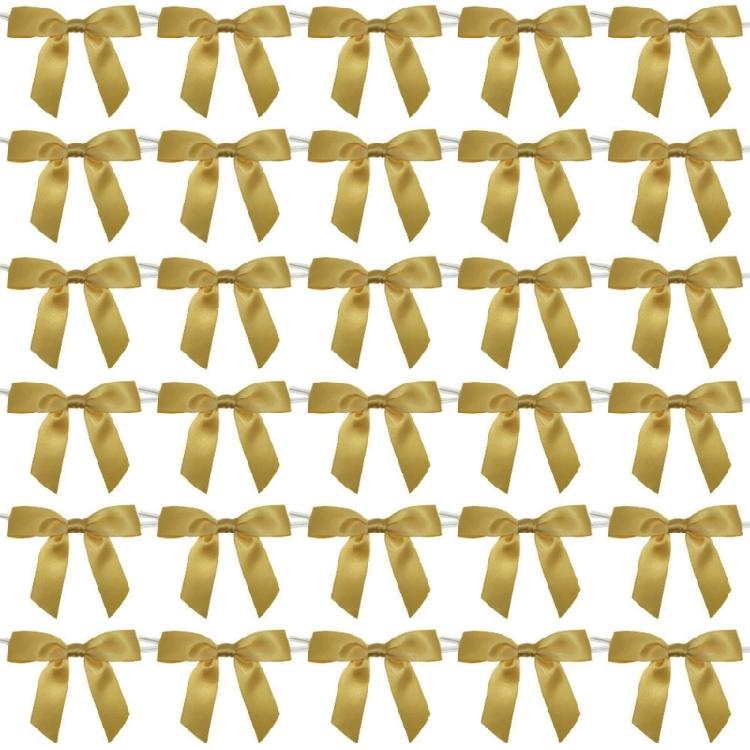 Pack of 50pcs Bowknot Ribbon Gift Wrapping And Party Decoration Multiple Color Reusable Marker Tool for Various Themes