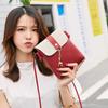 Guangzhou Change Bag Women's Nappa Pattern Color Scheme Bag Cover Type Hanging Deer Shoulder Bag Spring and Summer New Mobile Phone Bag