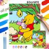 Oil Painting Kit Painting WinnieThePooh Piglet Home Bedroom Wall Decor Gift