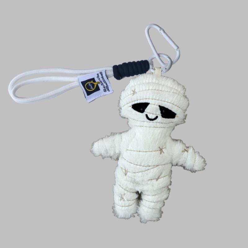 Spot Uk Jc Halloween New Mummy Plush Doll Keychain Pendant Doll Doll Pendant