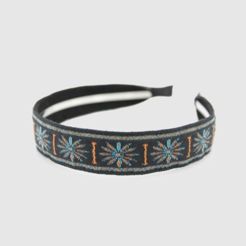LALA Bohemian Imported Hairband M-Light Blue