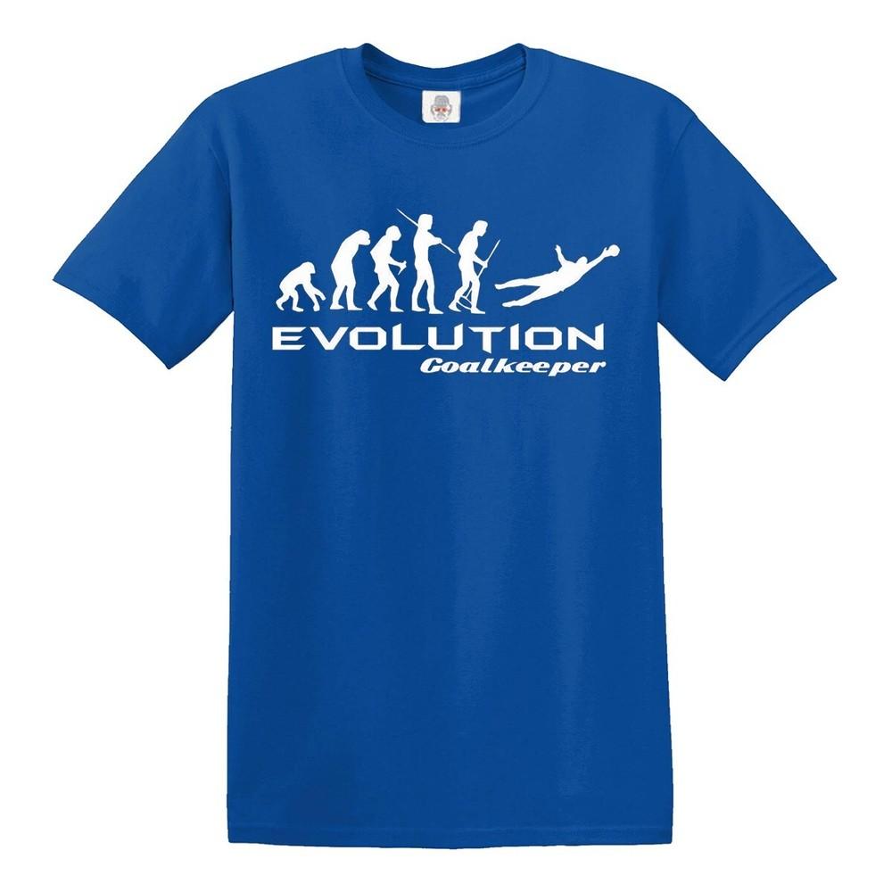 Entwicklung des Torwart-T-Shirts lustiges Herren-Fußballtore Retro-Top-T-Shirt