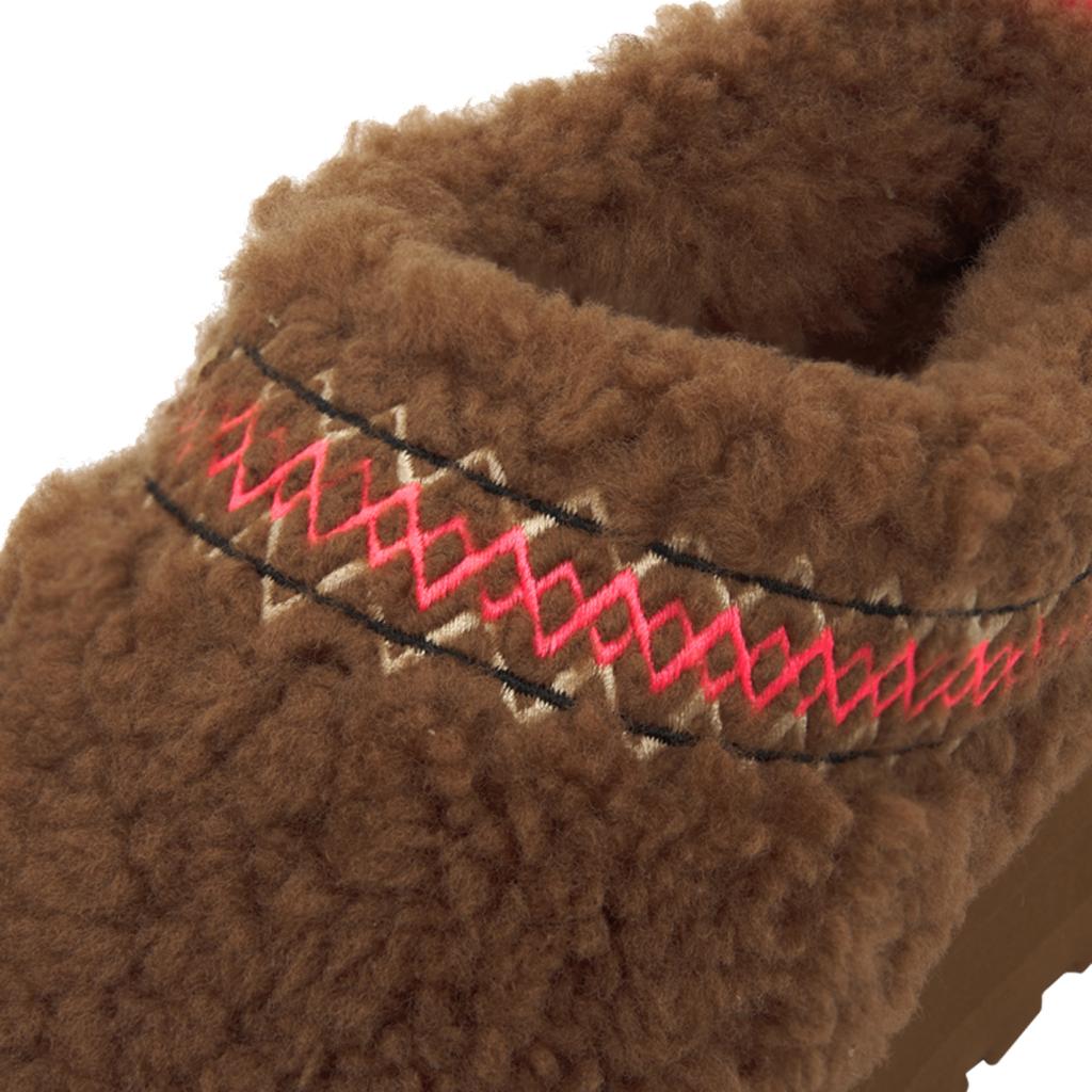 UGG Tazz Braid Slipper Hardwood femei pantofi maro 1143976-HWD