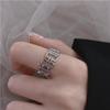 18K Gold-Plated Minimalist Open Adjustable Ring for Women