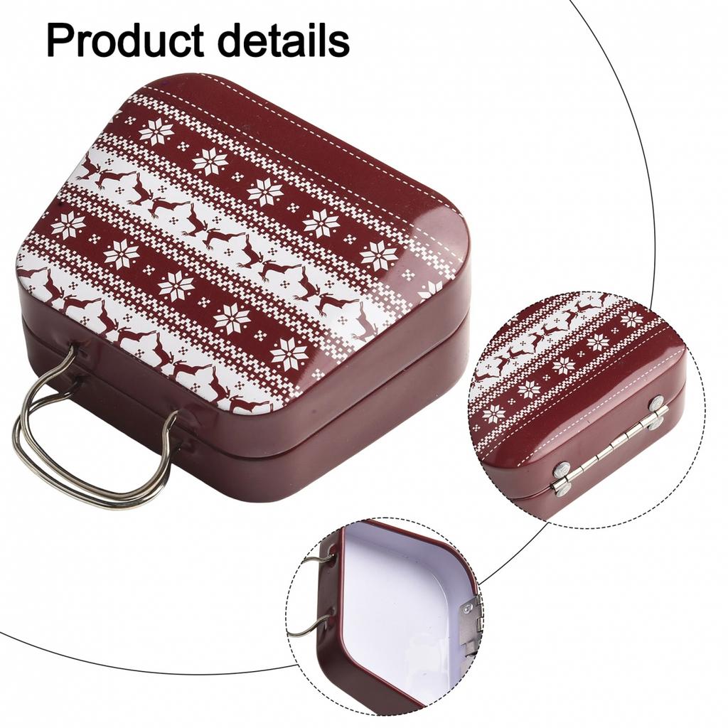 Holidays Are Sweeter with Handbag Xmas Treats Storage Tin