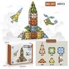Children's 4D Colorful Magnetic Building Blocks - Strong, Educational Emerald Tiles
