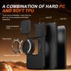 Sliding Camera Lens Protection Armor Case For Xiaomi Poco X8 Pro Max Redmi Turbo 5Max Metal Ring Stand TPU Plastic Cover Fundas