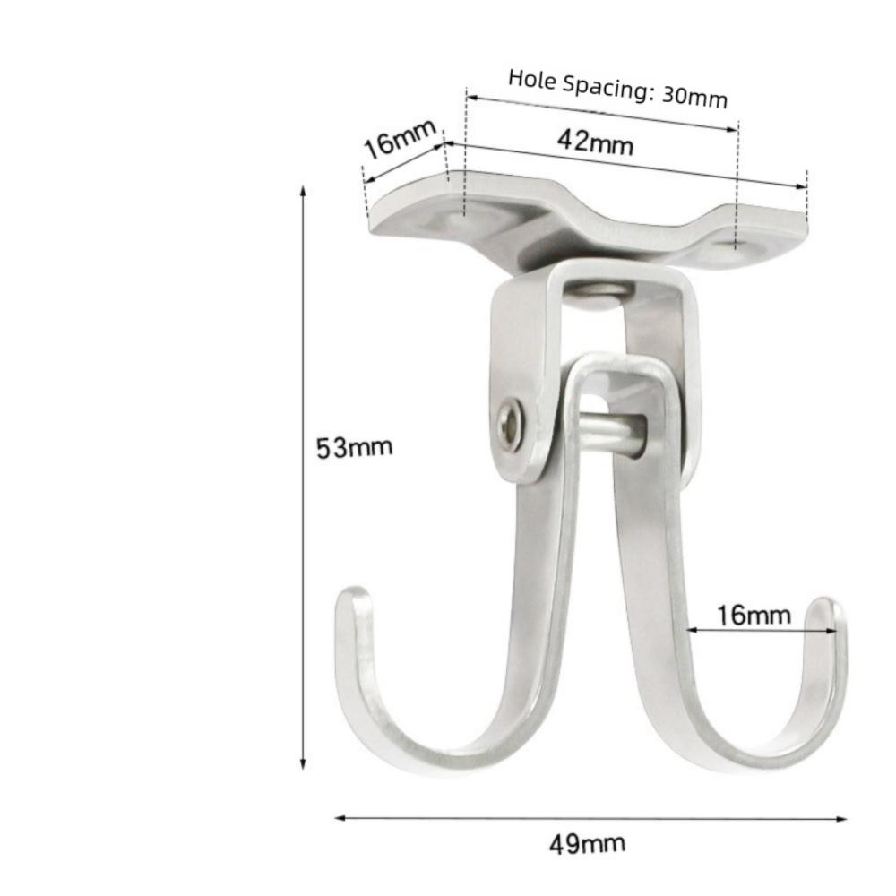 Strapazierfähige Öse Wandhaken U/J-förmige Platte Decks Deckenmontage Aufhänger Edelstahl Festtürschnalle für Ventilatorlampe