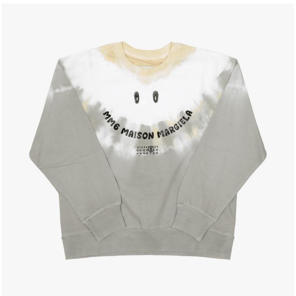 Maison Margiela Kids Smile Numbering Logo Sweatshirt M61007