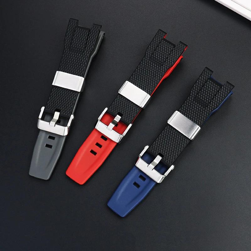 New Resin Silicone Watch Strap for Casio Steel Heart GST-B100/S110/W300/400G GST-W300G Men Women Waterproof Sports Watchband