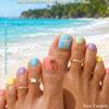Toe Rings for Women Non Tarnish 14K Gold Filled Adjustable Toe Ring Set Daisy CZ Plain Hug Triple Open Band Ring Summer Beach Foot Jewelry for Women