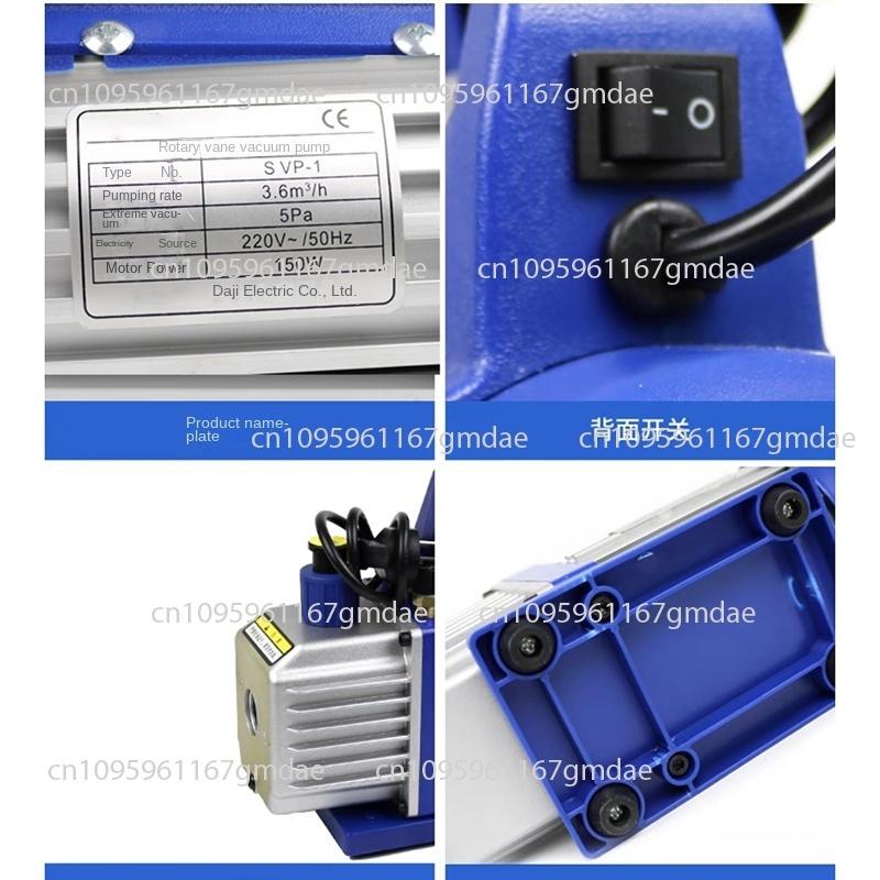 SVP-1 Vacuum pump single stage air conditioning pump 180W for installation of 1P air conditioning R410 R134a R22