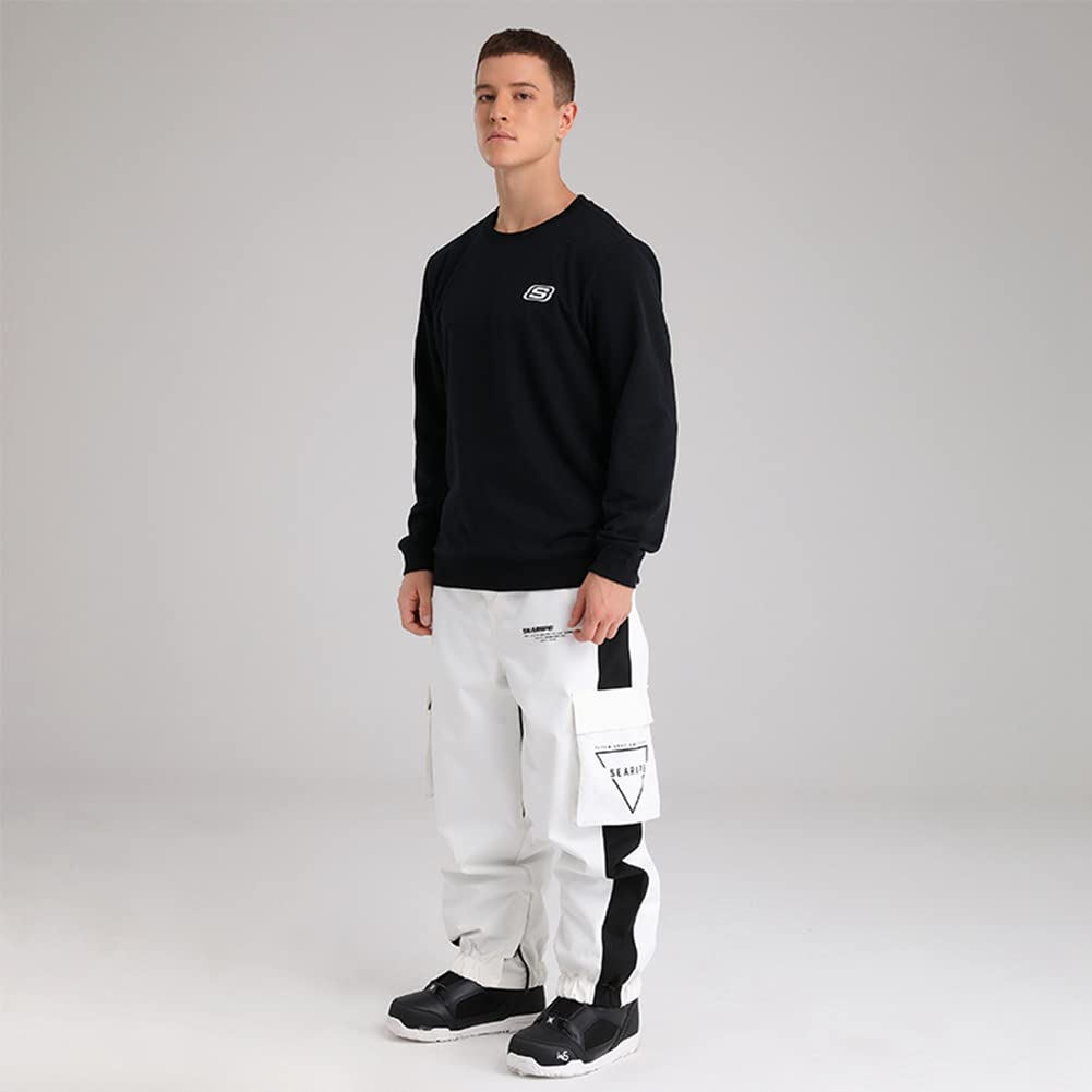 HOTIAN Snowboard Pants for Men and 6 5 Sizes Water Resistant to Abrasion and Women, Colors, (XS-XL), 10,000mm, Waterproof, Resistant, Warm, XYP-K2107