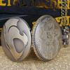 10pcs/lot Wholesale Cool Wolf Head Quartz Pocket Watch Vintage Men Roman Dial Pendant Necklace Clock Gifts Reloj De Bolsillo