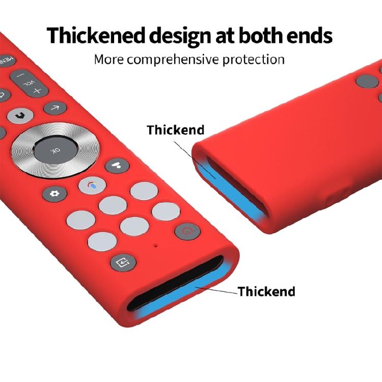 Protective Washable Silicone Cover For Class U8 Series LCD 4K Television Remote Controls Dust Resistant Shell